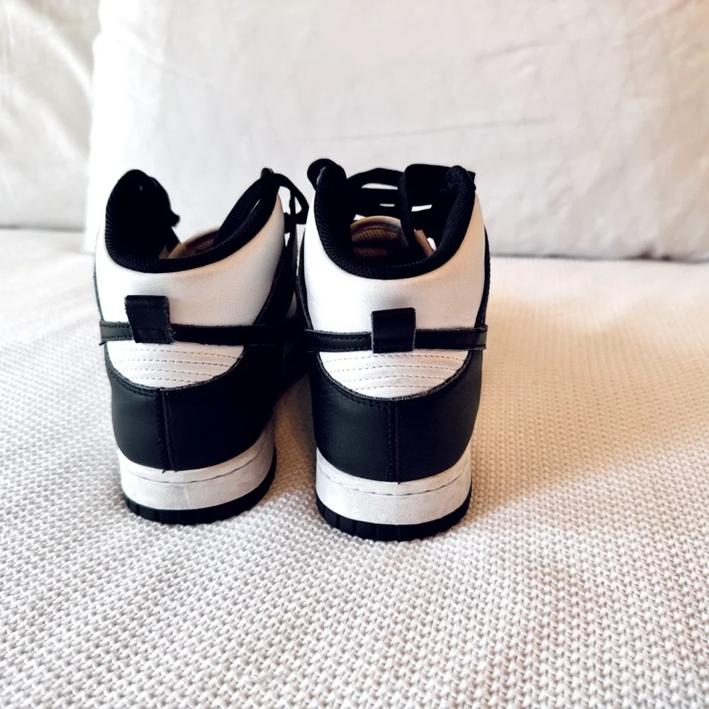 NIKE Dunk High Retro Black & White Panda High-Tops Sneakers Basketball Shoes